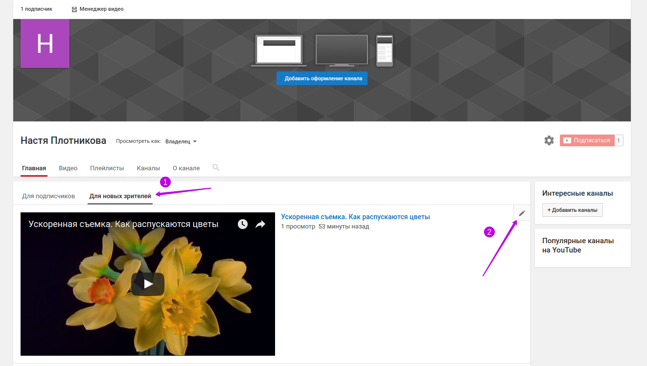 Страницы канала. Самые интересные каналы на ютубе. Страница ютуб канал. Добавить видео на ютуб.